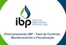 Posicionamento IBP – Taxa de Controle, Monitoramento e Fiscalização